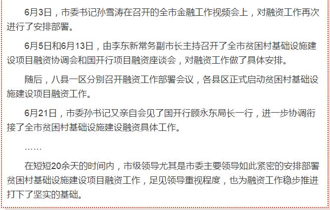 國開行支持貧困村基礎設施建設，隴南究竟能分得多大“蛋糕”？